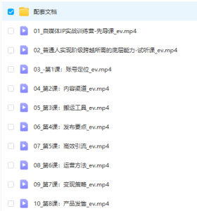 自媒体IP实战训练,从0到1打造财经自媒体,手把手帮你打通内容、引流、变现闭环-品小先-项目发源地