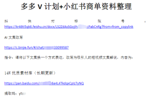 【蓝海项目】多多v计划+小红书商单一个视频三份收益工作室月入10w-品小先-项目发源地