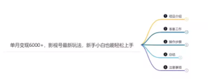 月变现6000+，影视号最新玩法，0粉就能直接实操【揭秘】-品小先-项目发源地