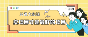 卖项目才是最好的项目一单3000+【揭秘】-品小先-项目发源地