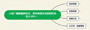 小说广播剧最新玩法，多种变现方式轻轻松松日入500＋【揭秘】-品小先-项目发源地