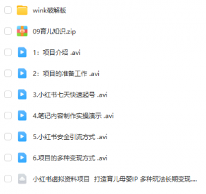小红书虚拟资料项目，打造育儿母婴IP，多种变现方式-品小先-项目发源地
